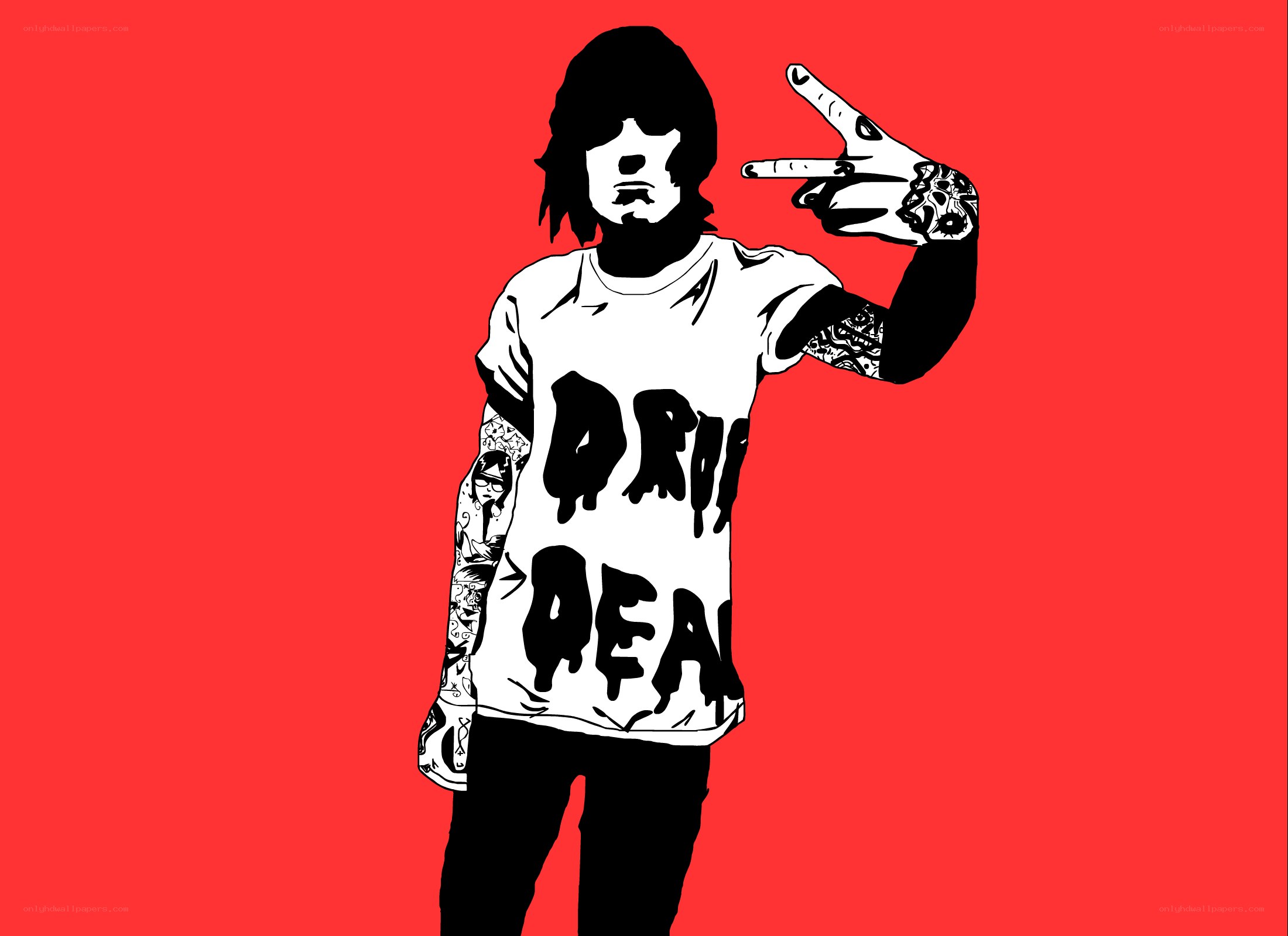person making peace sign