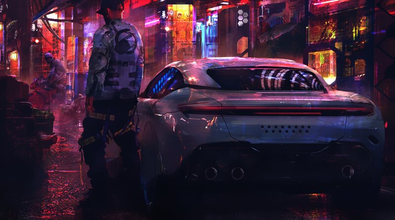 Person Next to Car