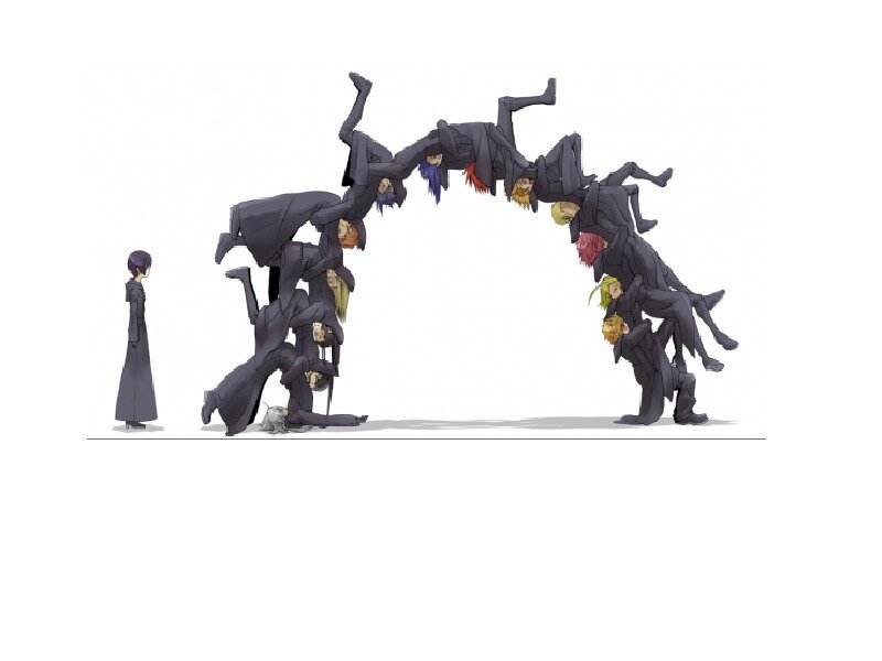 Person Observing Acrobatic Figures