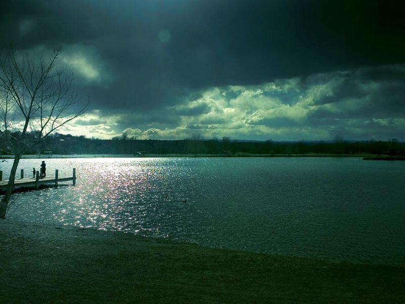 Person on a Dock