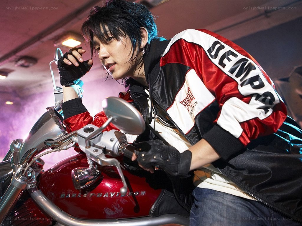 person on a motorcycle