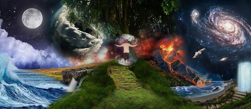 Person on a Path — Green