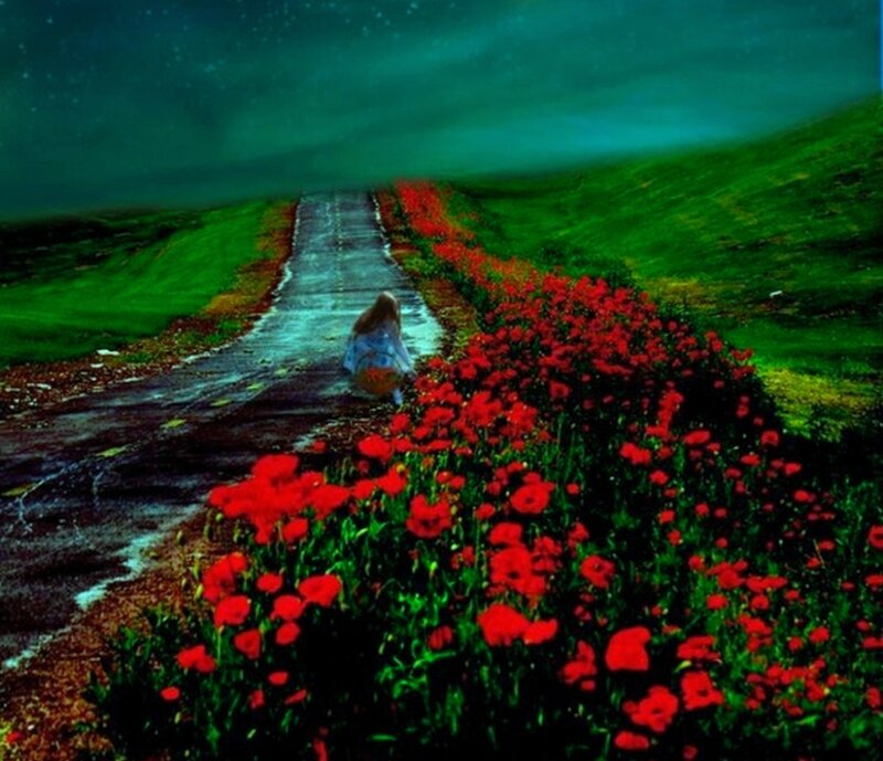 Person on a Road