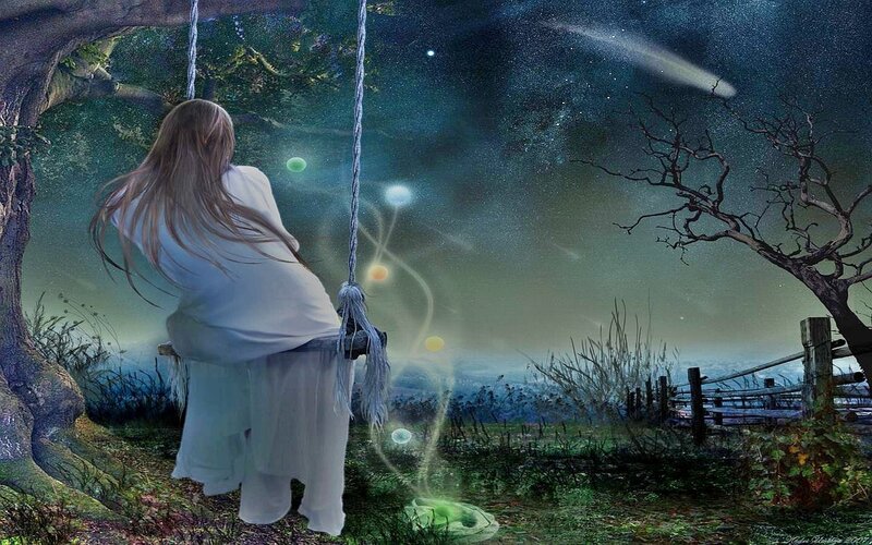 Person on a Swing