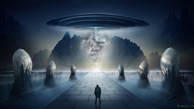 Person on Alien Platform
