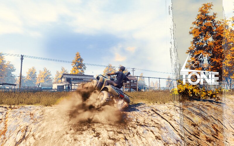 Person on ATV — Brown, Action