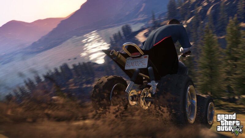 Person on ATV — Brown, Dramatic