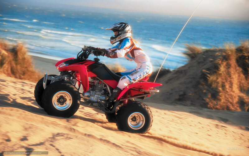 Person on ATV — Red, Active