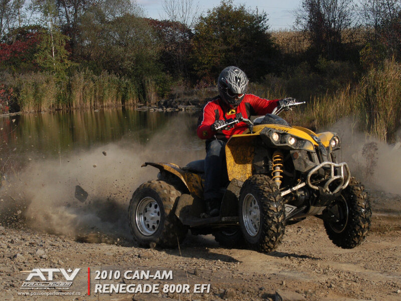 Person on ATV — Yellow, Action