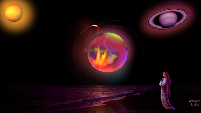Person on Beach at Night — Black