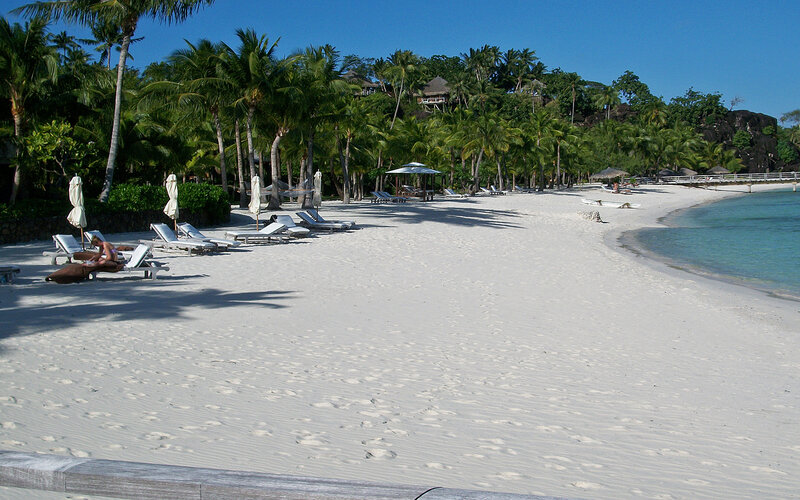 Person on Beach Lounge