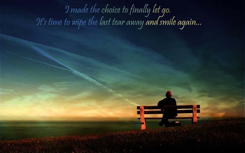 Person on Bench — Blue, Dramatic