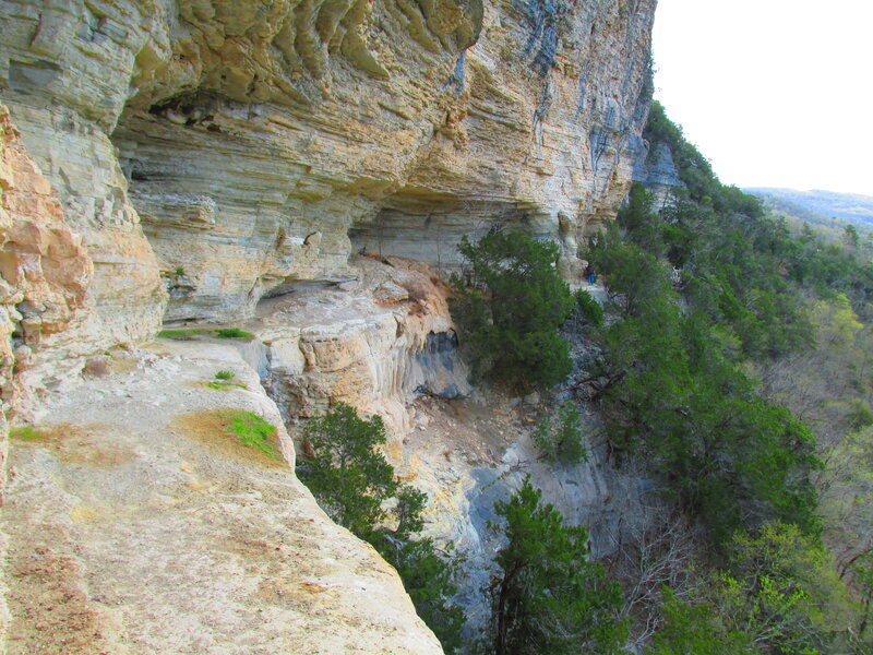 Person on Cliff Ledge