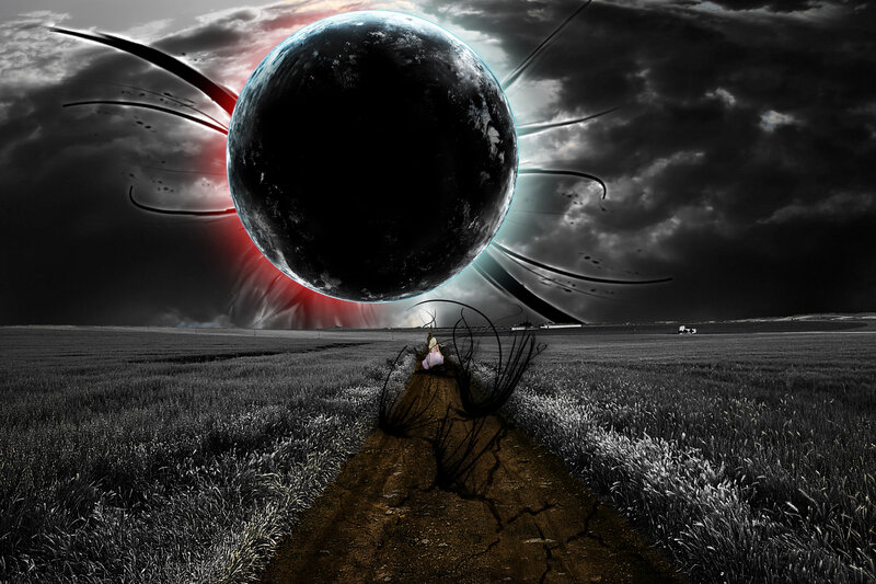 Person on Cracked Path