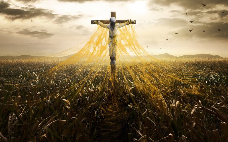 Person on Crucifix
