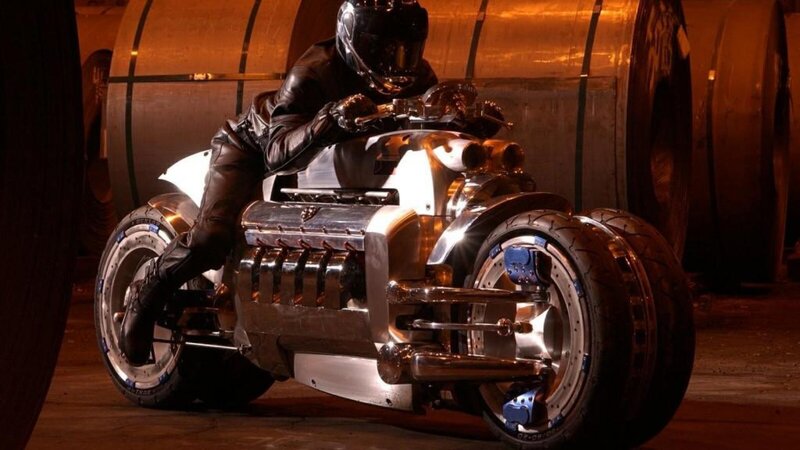 Person on Custom Motorcycle — Black, Dramatic, Photograph