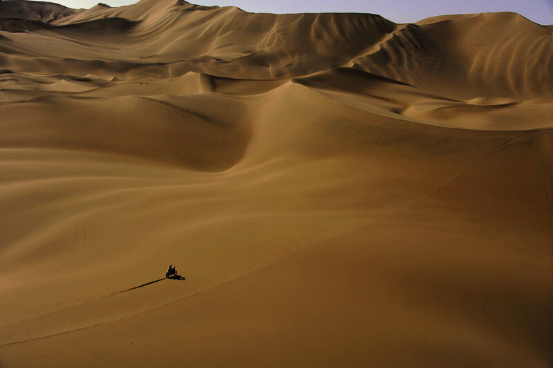Person on Dune Buggy