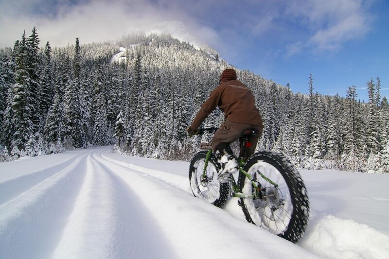 Person on Fatbike