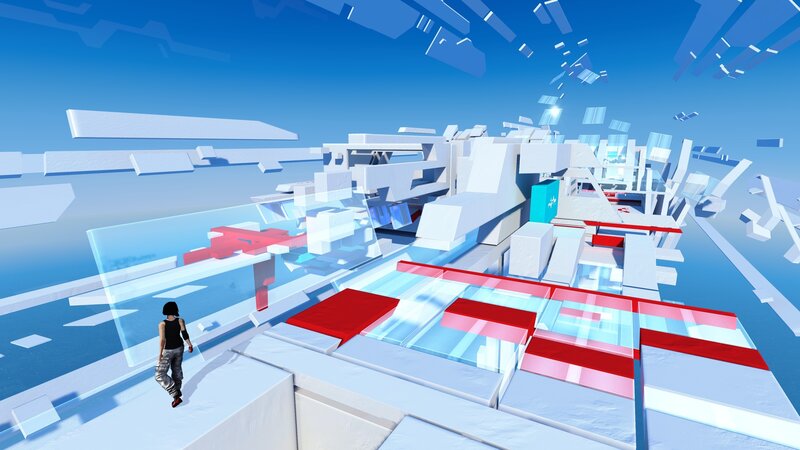 Person on Floating Platforms