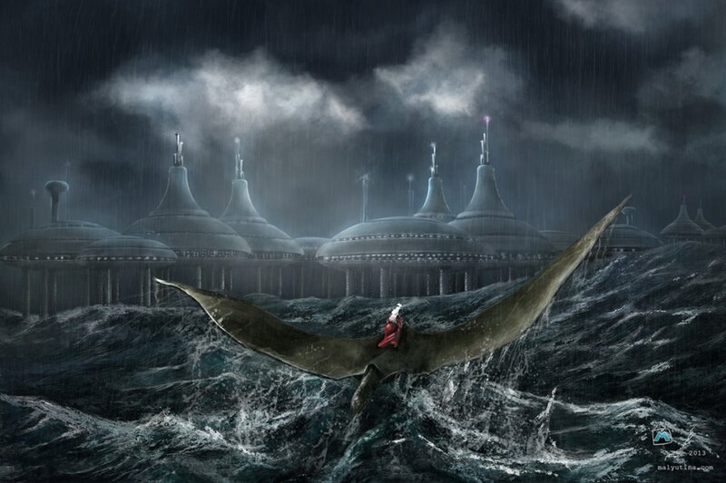 Person on Flying Creature