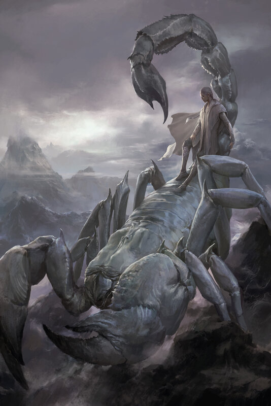 Person on Giant Scorpion