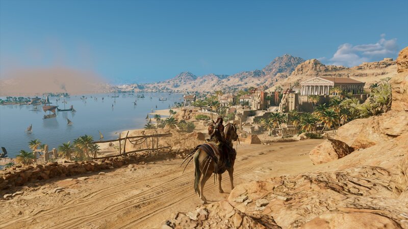 Person on Horseback — Blue, Serene