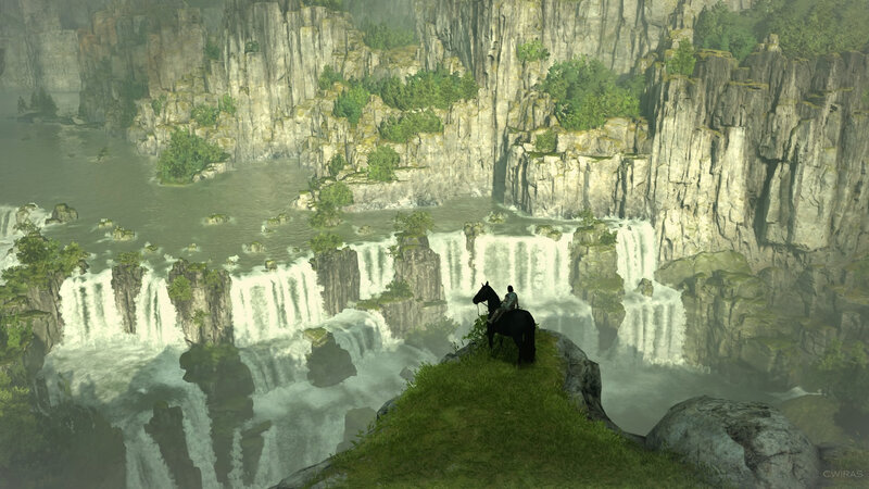 Person on Horseback — Green, Serene, 3d Render