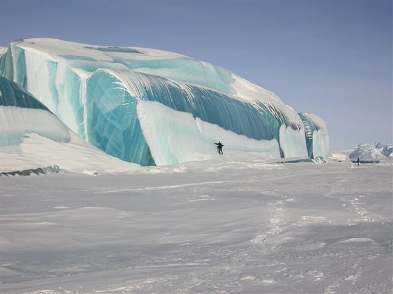 Person on Ice Formation