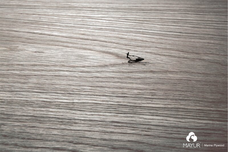 Person on jet ski in water