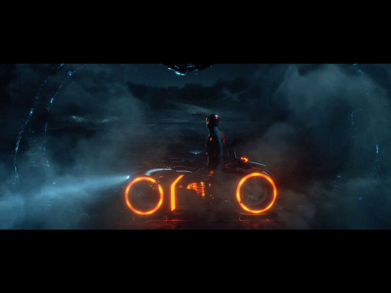 Person on Light Cycle