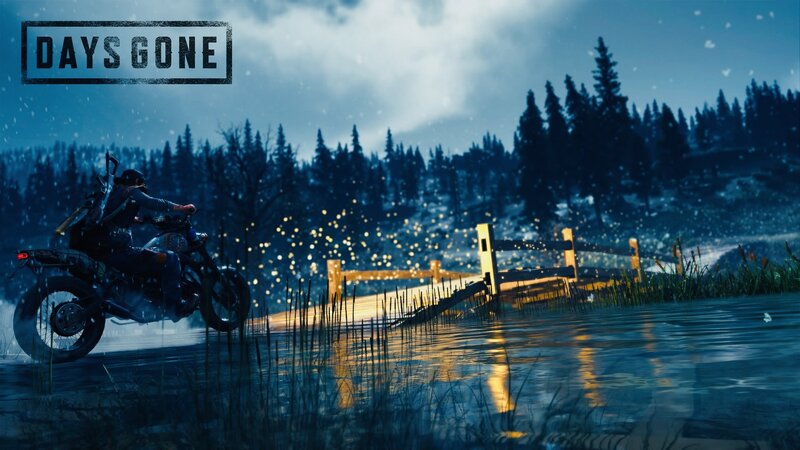 Person on Motorcycle — Blue, Dramatic, Night, 3d Render