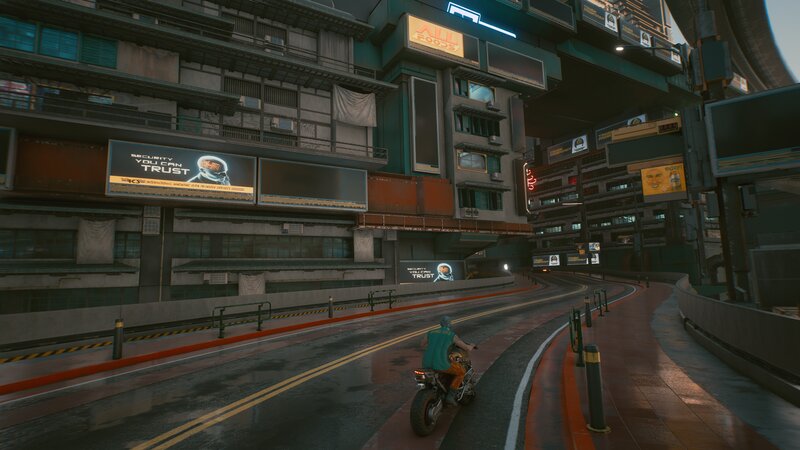 Person on Motorcycle — Gray, Dark, Futuristic