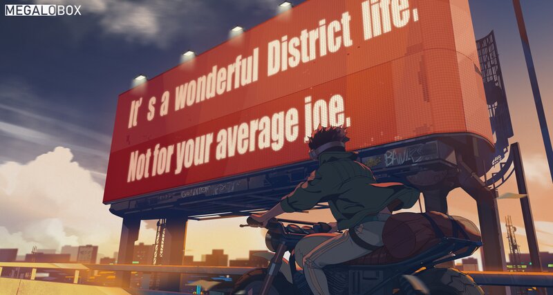 Person on Motorcycle — Red, Dramatic