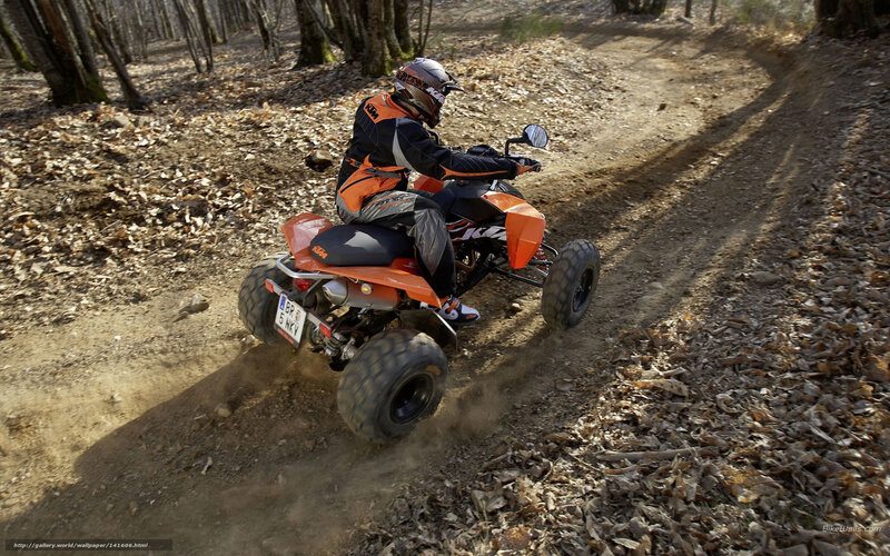 Person on Quad Bike