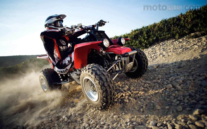 Person on Red ATV