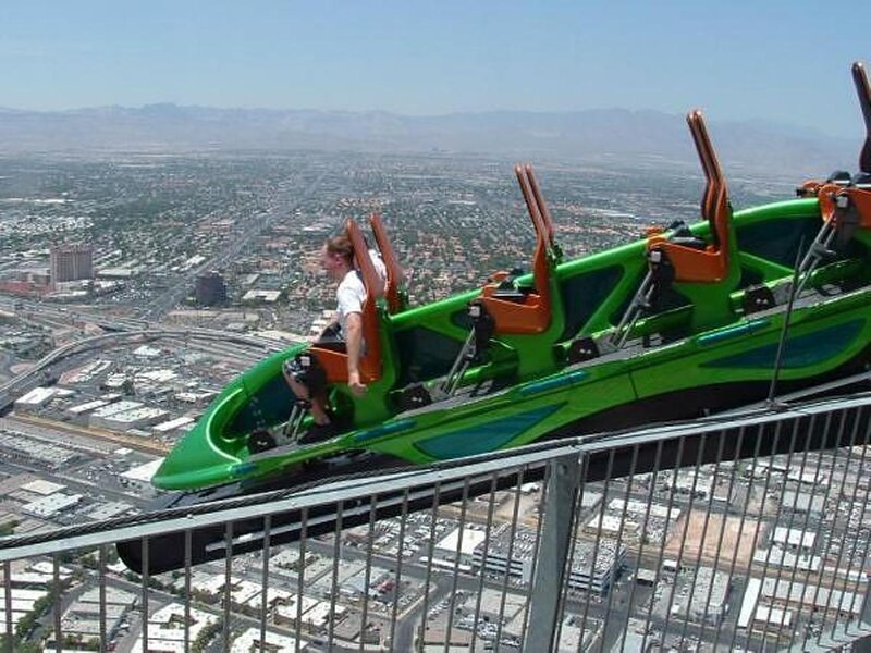 Person on Roller Coaster