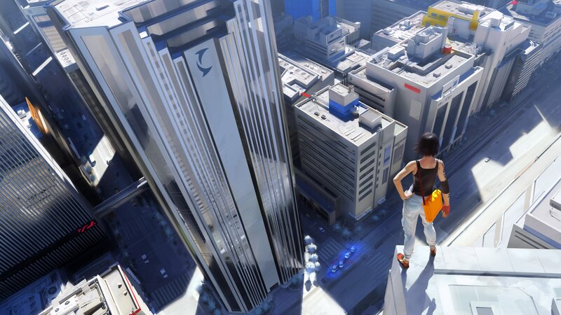 Person on Rooftop — Gray, Dramatic, Afternoon, Digital Art
