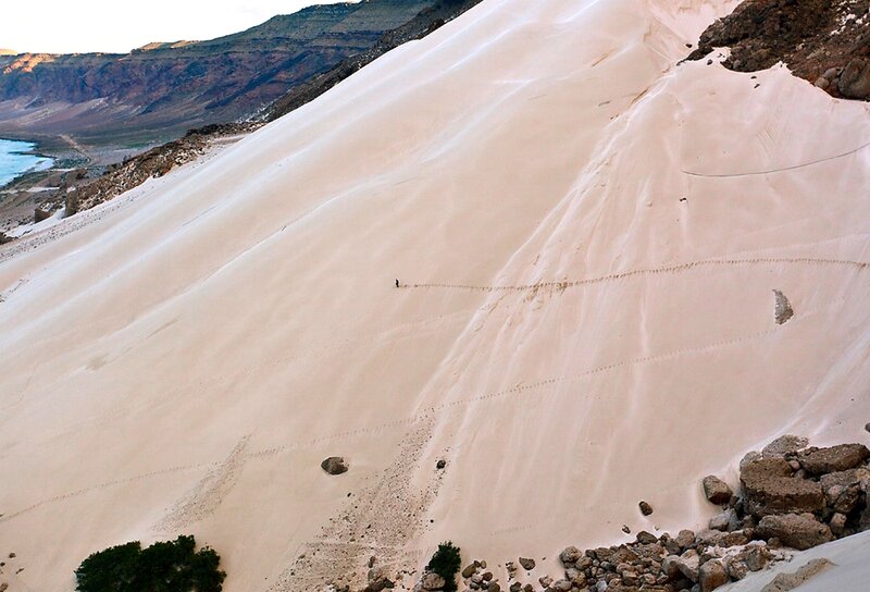 Person on Sand Dune — Beige