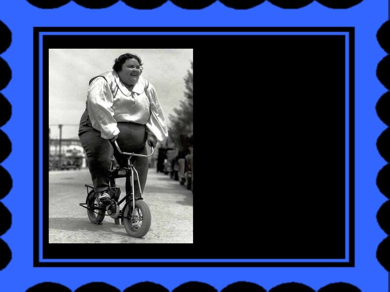 Person on Small Bicycle