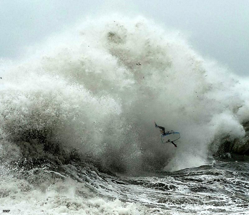 Person on Surfboard