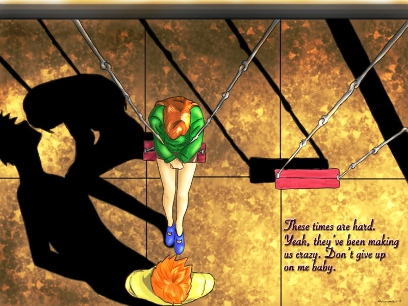 Person on Swing