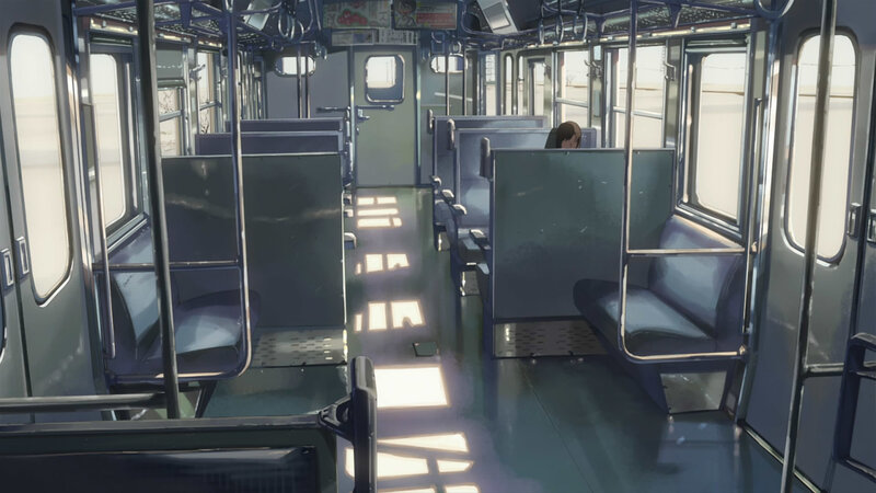 Person on Train — Blue