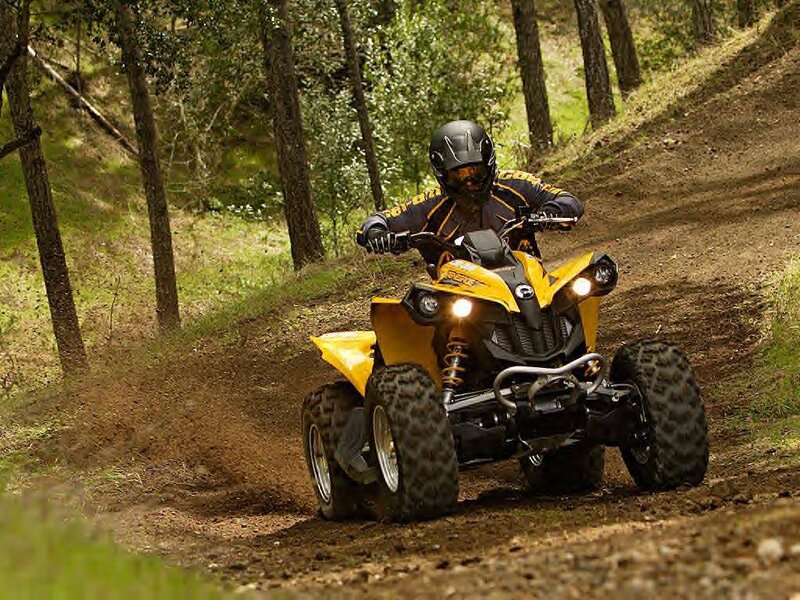 Person on Yellow ATV — Active