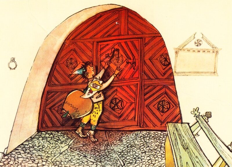 Person Opening Door