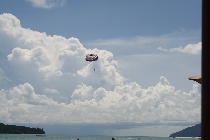 Person Parasailing