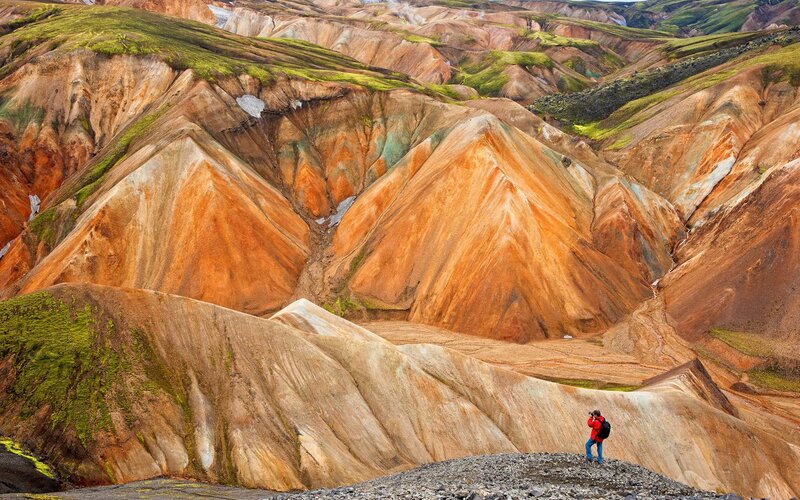 Person Photographing Landscape
