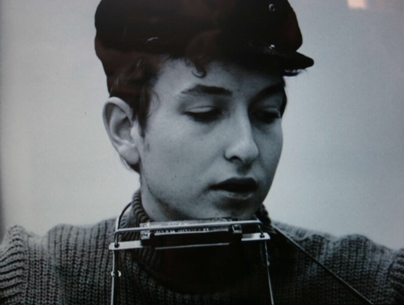 Person Playing Harmonica — Black