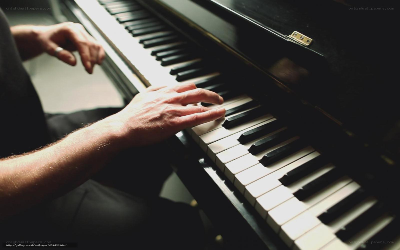 person playing piano