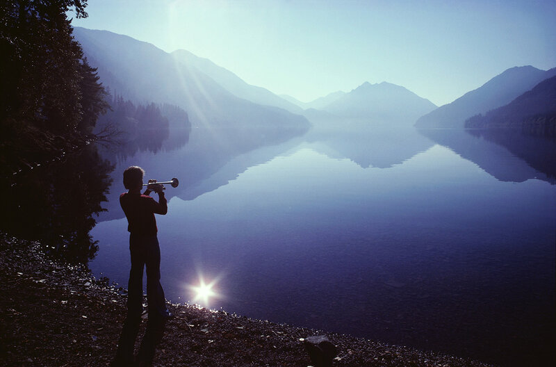 Person Playing Trumpet