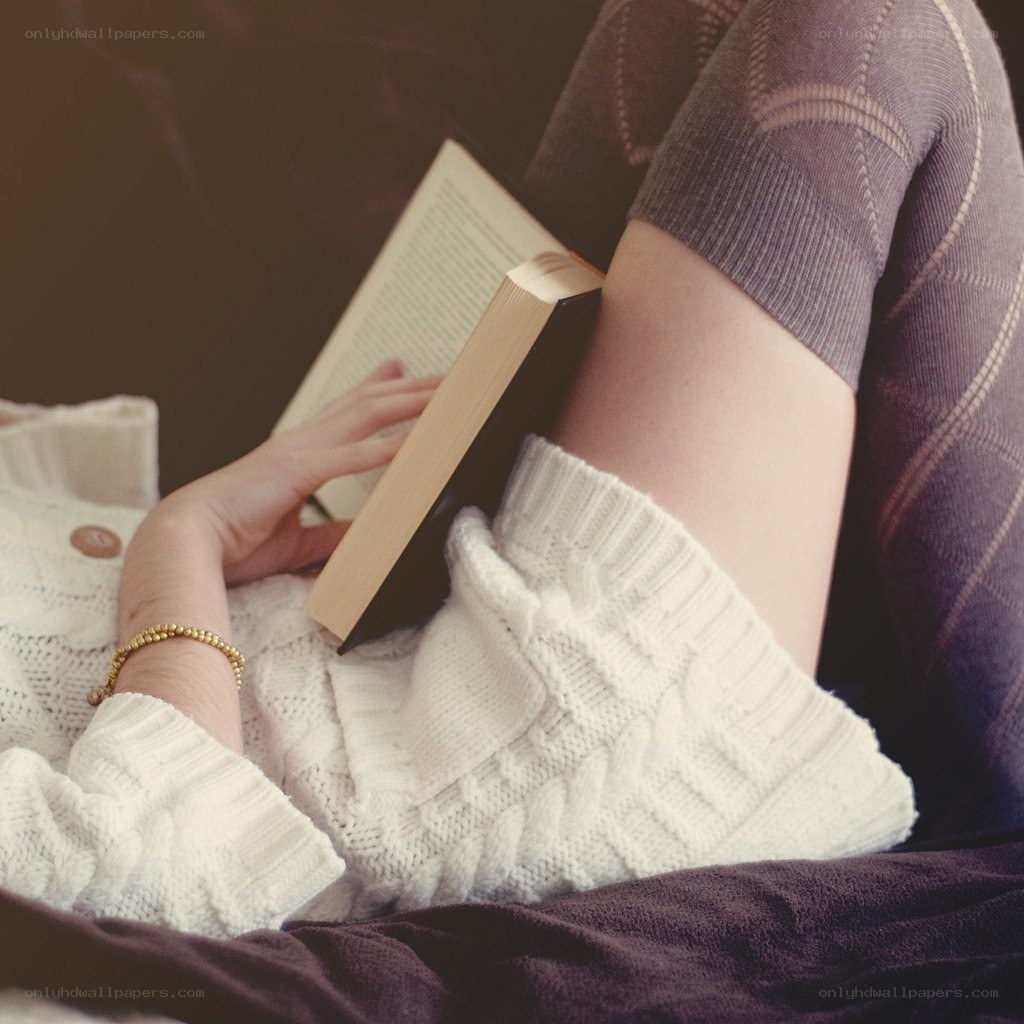 person reading a book